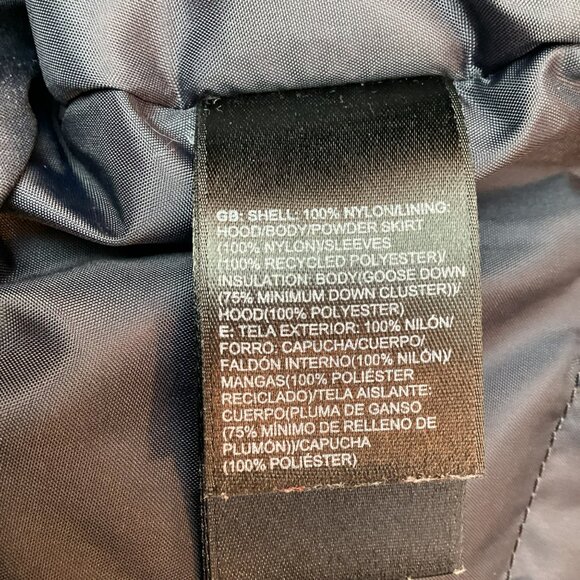 North Face HyVent 550 Down Womens S/P Hooded Belted Winter Jacket Lavender - Picture 12 of 13